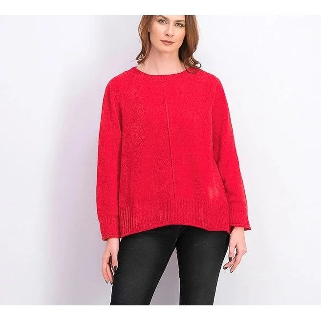 Style & Co Women's Chenille Sweater Red Size Medium