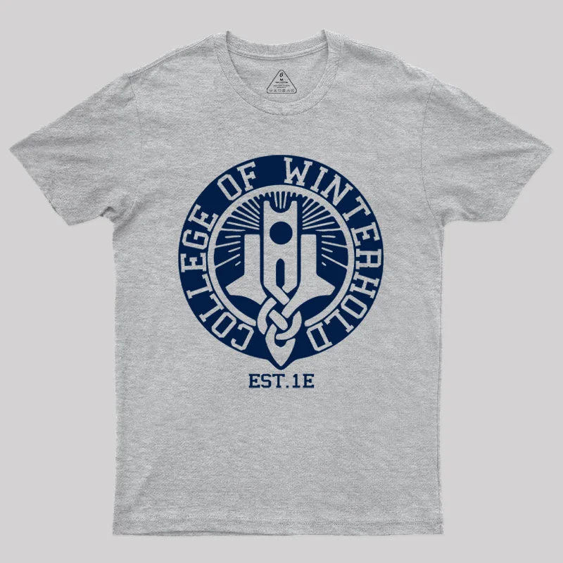 College of Winterhold Est. 1E Geek T-Shirt