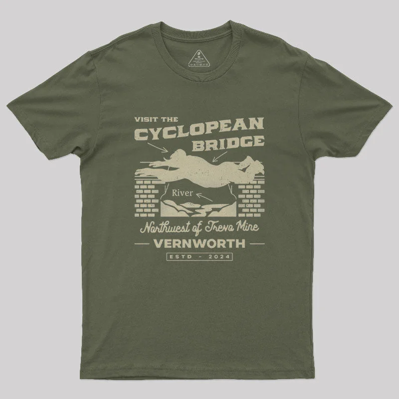 Cyclopean Bridge Emblem Geek T-Shirt