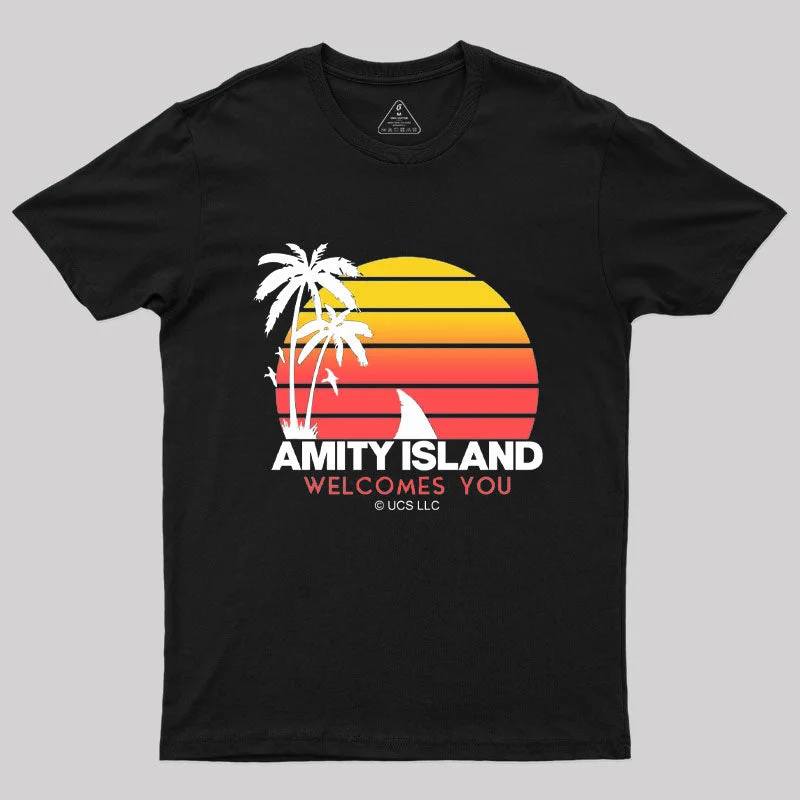 Jaws Movie Amity Island T-Shirt