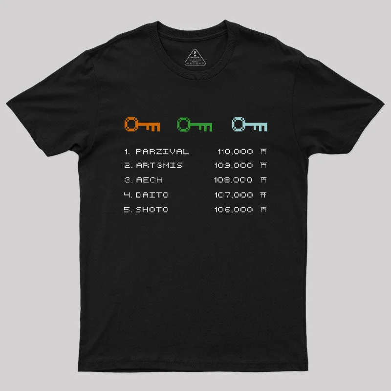 Ready Player One Leaderboard T-Shirt