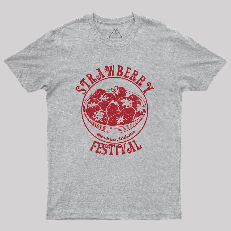 Strawberry Festival Nerd T-Shirt