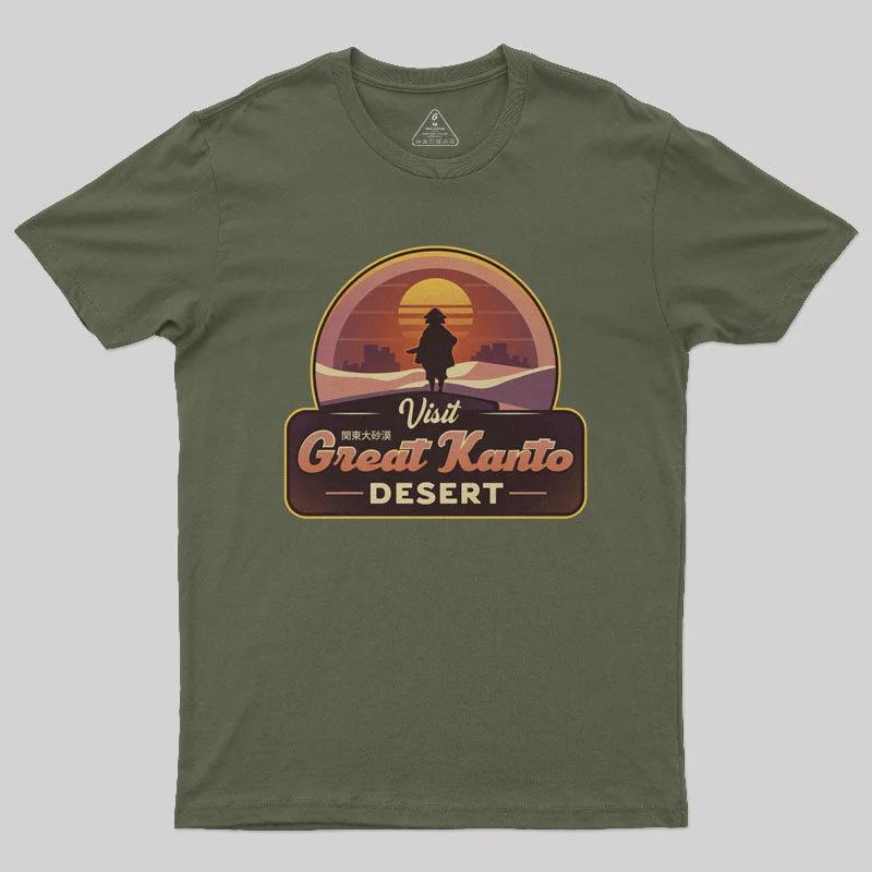 Visit Great Kanto Desert Nerd T-Shirt