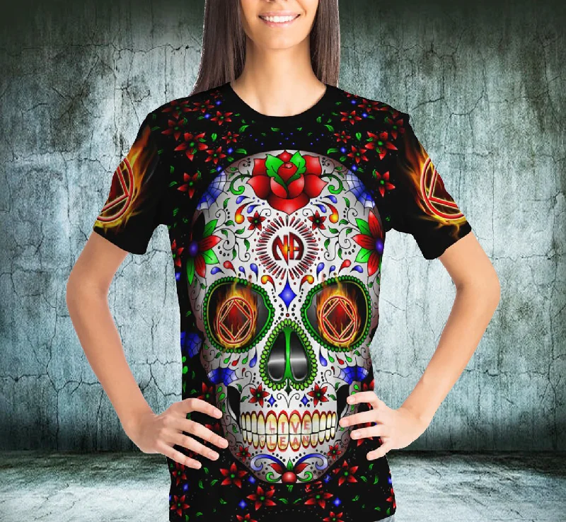 Sugar Skull 1 AOP T-shirts