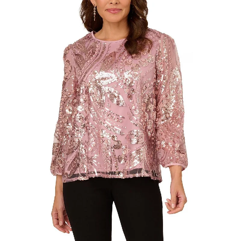 Womens Embellished Shirt Blouse